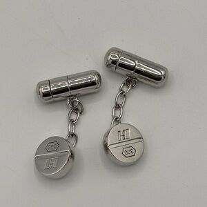 Damien Hirst custom-made pill cufflinks